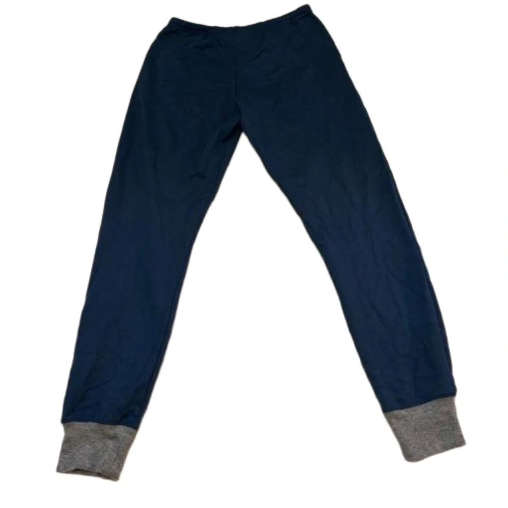 Peace Love World Blue  Sweatpants Lounge Pants  Size Small Drawstring Waist NEW